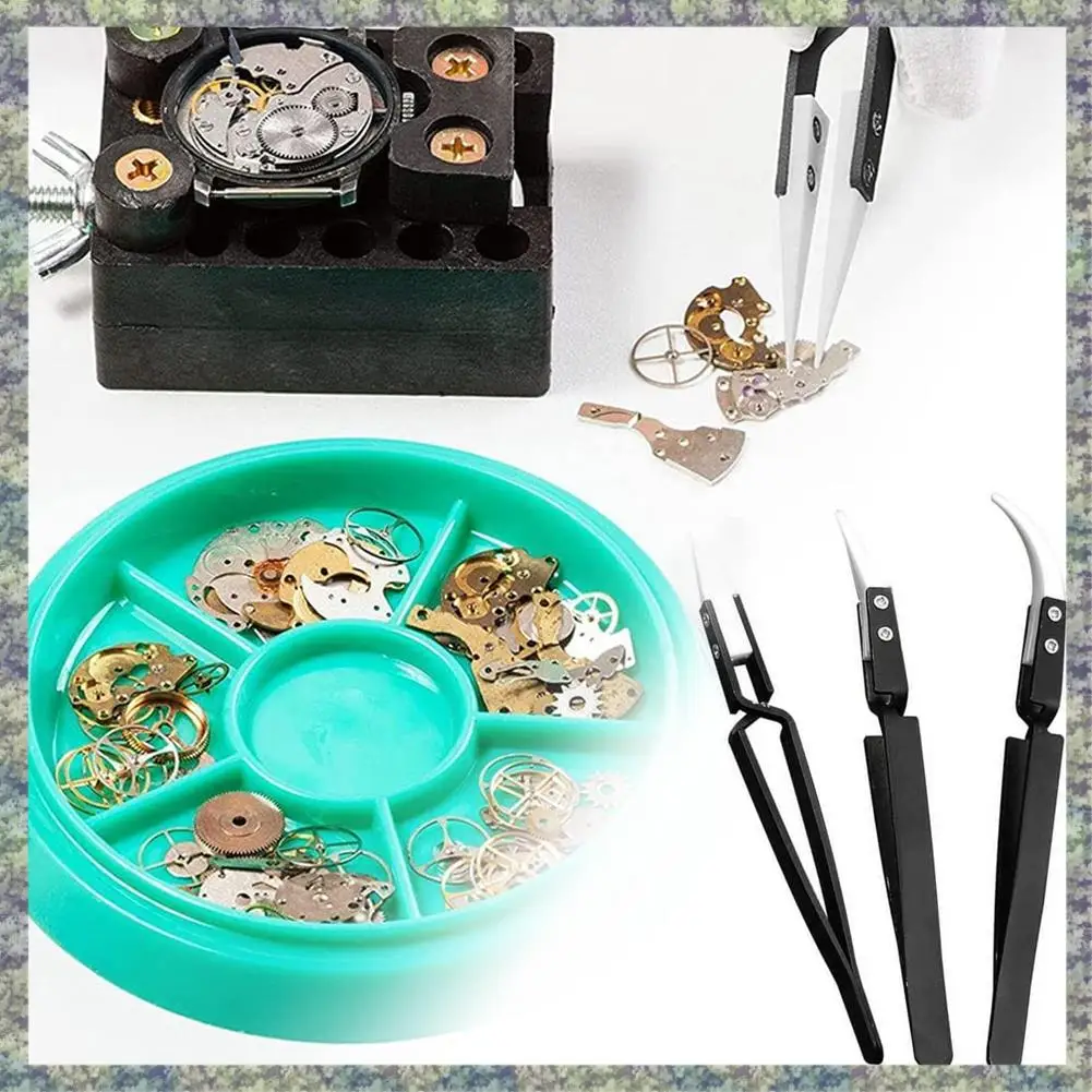 

WON 3 шт. антистатический обратный пинцет IC SMD SMT обратный пинцет термостойкий 1000 градусов ручные инструменты