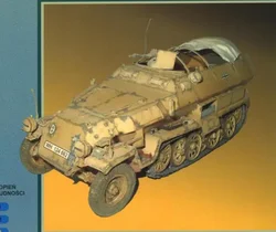 World War II Sd.Kfz.251 Battle Vehicle 3D Paper Model Diy