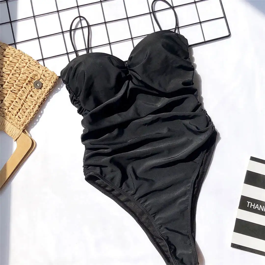 Neuer, sexy, hoch geschnittener, Leopardenmuster-BH, Push-up-BH, einteiliger Badeanzug, Damen-Badebekleidung, Bandeau-Badeanzug, Badeanzug für Damen, V1654SW – Detail 31