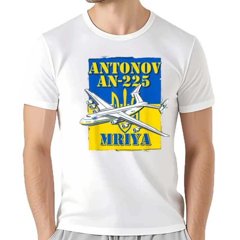 Antonov AN-225 Mriya 21st Cargo Plane T-Shirt 100% Coton O-Neck Summer Short Sleeve Casual Men T-shirt Taille S-3XL