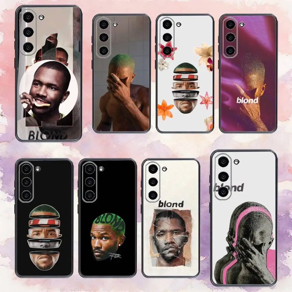 

Singer F-Frank Ocean B-Blond Phone Case For Samsung Galaxy A73,A72,A71,A70,A53,A52,A51,Others Soft Black Cover