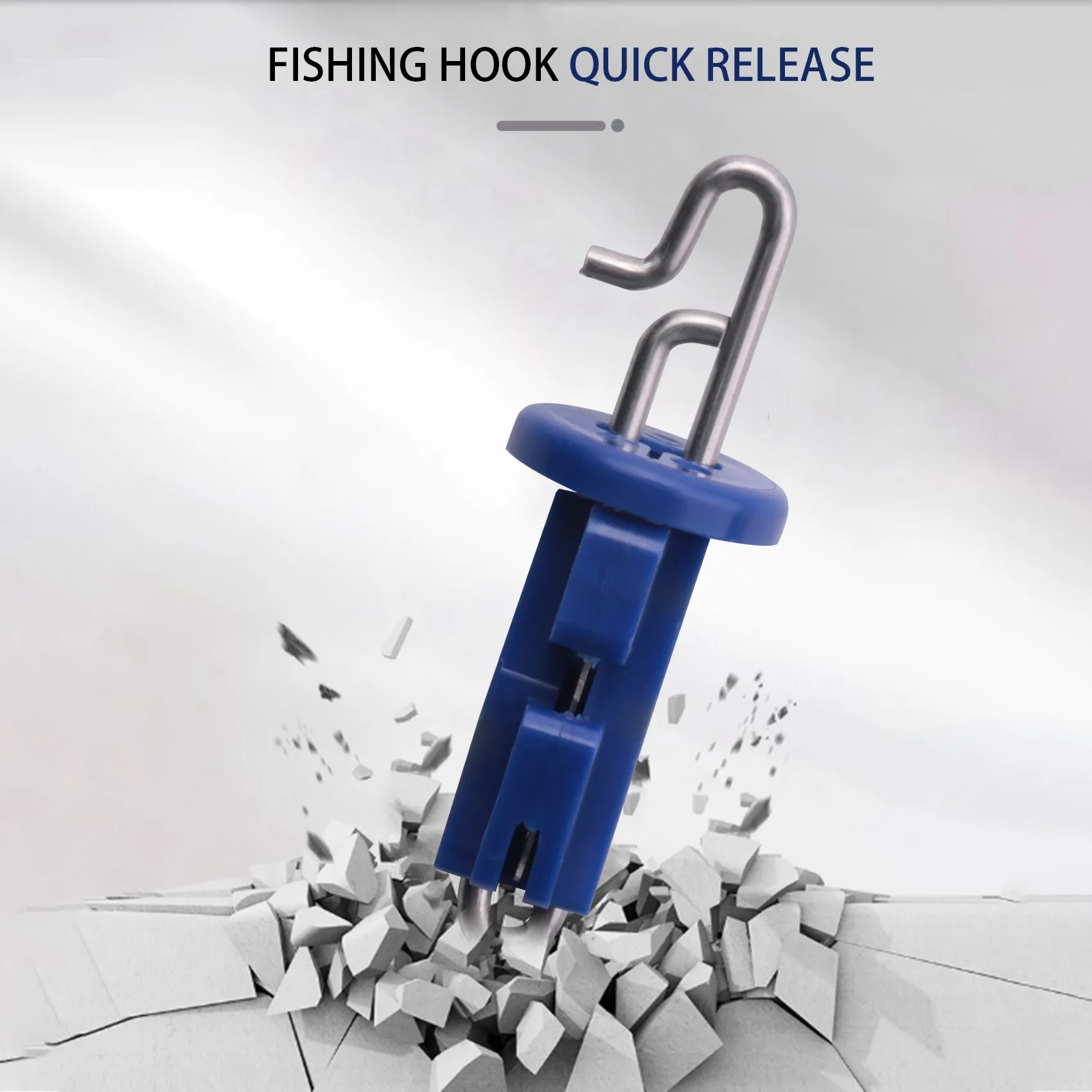 【CYBER MONDAY】10 PCS Sea Fishing Splash Down Solo Hook Bait Clips Bait Clip Impact Hook Release Clip Hook Bait Fishing Accessory