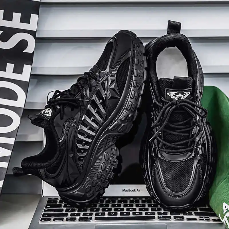 Lace-Up Spring Blac… - image