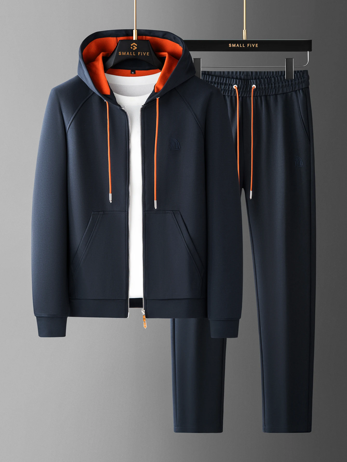 

Мужской повседневный комплект из двух предметов: толстовка и кардиган, двусторонний, разноцветный, Solorna, весенний, с длинными рукавами