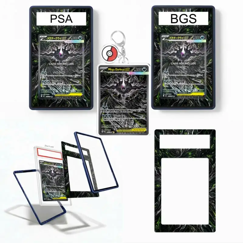 Mega Darkrai ex 114-081 Extended Art Display Cases PSA BGS Collection Card Acrylic Stand Gift Toys
