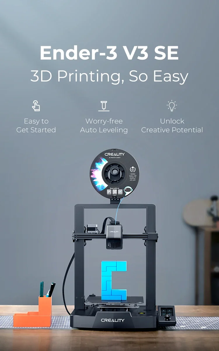 Creality Ender 3 V3 SE kopen | Beste 3D-printer voor beginners & makers