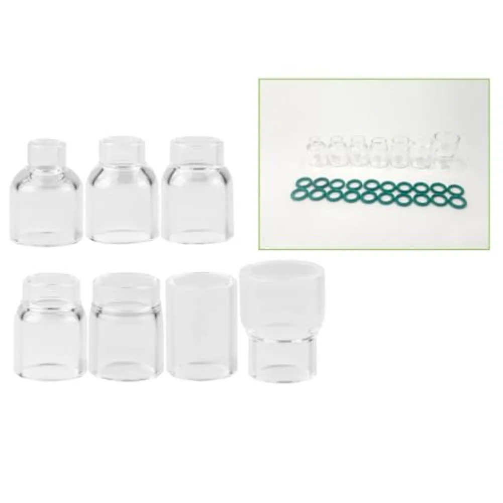 Quartz Glass High Temperature Resistant TIG Welding Welding Operations 7 Glasses Included Compatible With SR WP-9 Models