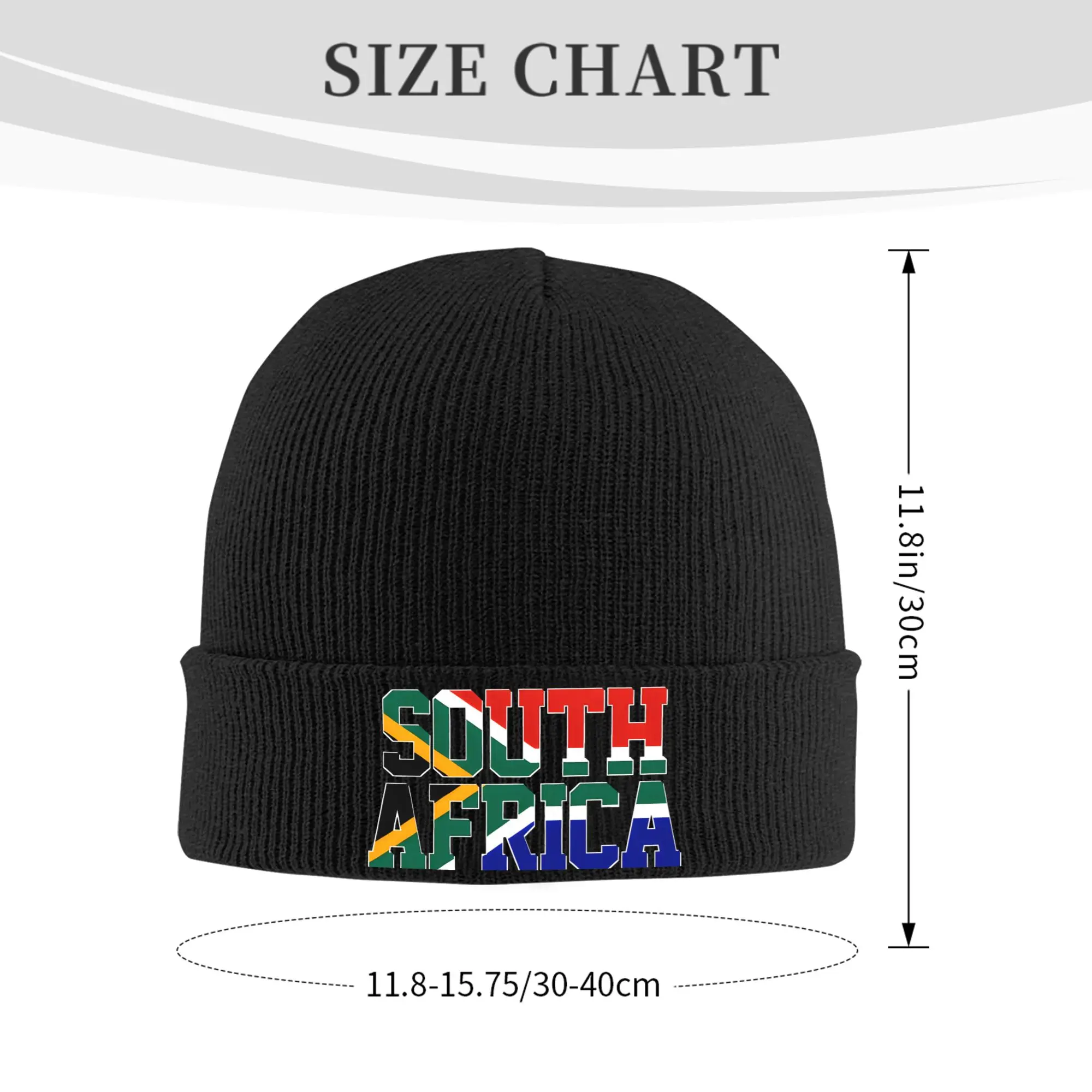 South Africa African Country Flag Patriotic  Bonnet Hats  Beanie Hats Winter Skullies Beanies Street Men Women Gym Elastic Cap