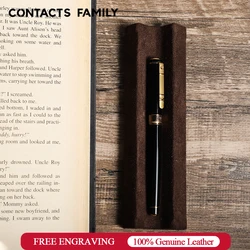 CONTACT'S FAMILY Leather Pen Tray 1/2/3 Slots Pens Holder Desk Organizer For Pen Stand Desktop Busssines Office Home Decoration