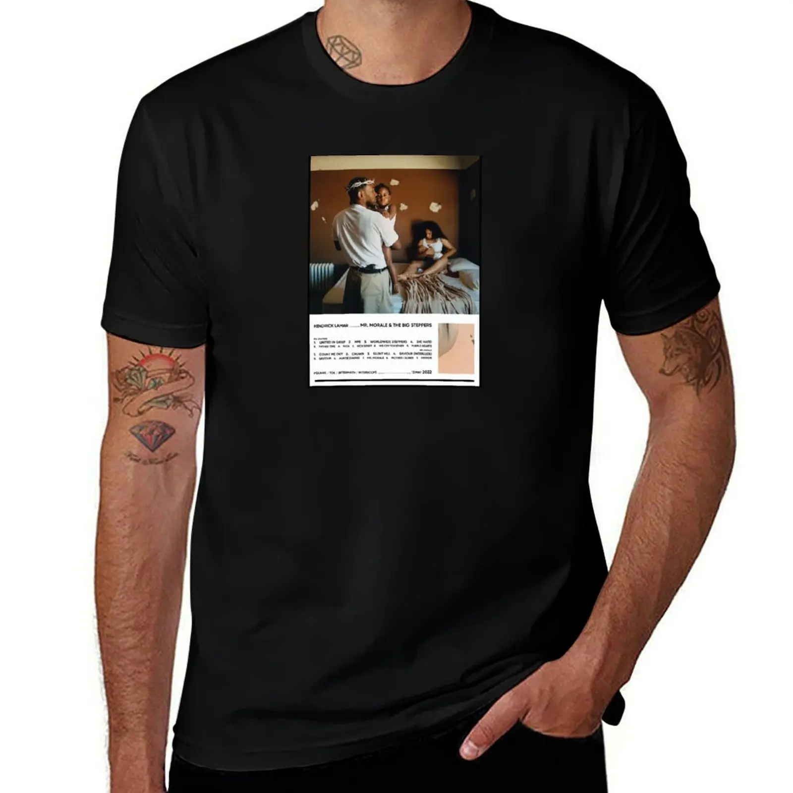 

Mr. Morale & the Big Steppers Aesthetic Tracklist T-Shirt Sporty Casual Quick Dry T-Shirt