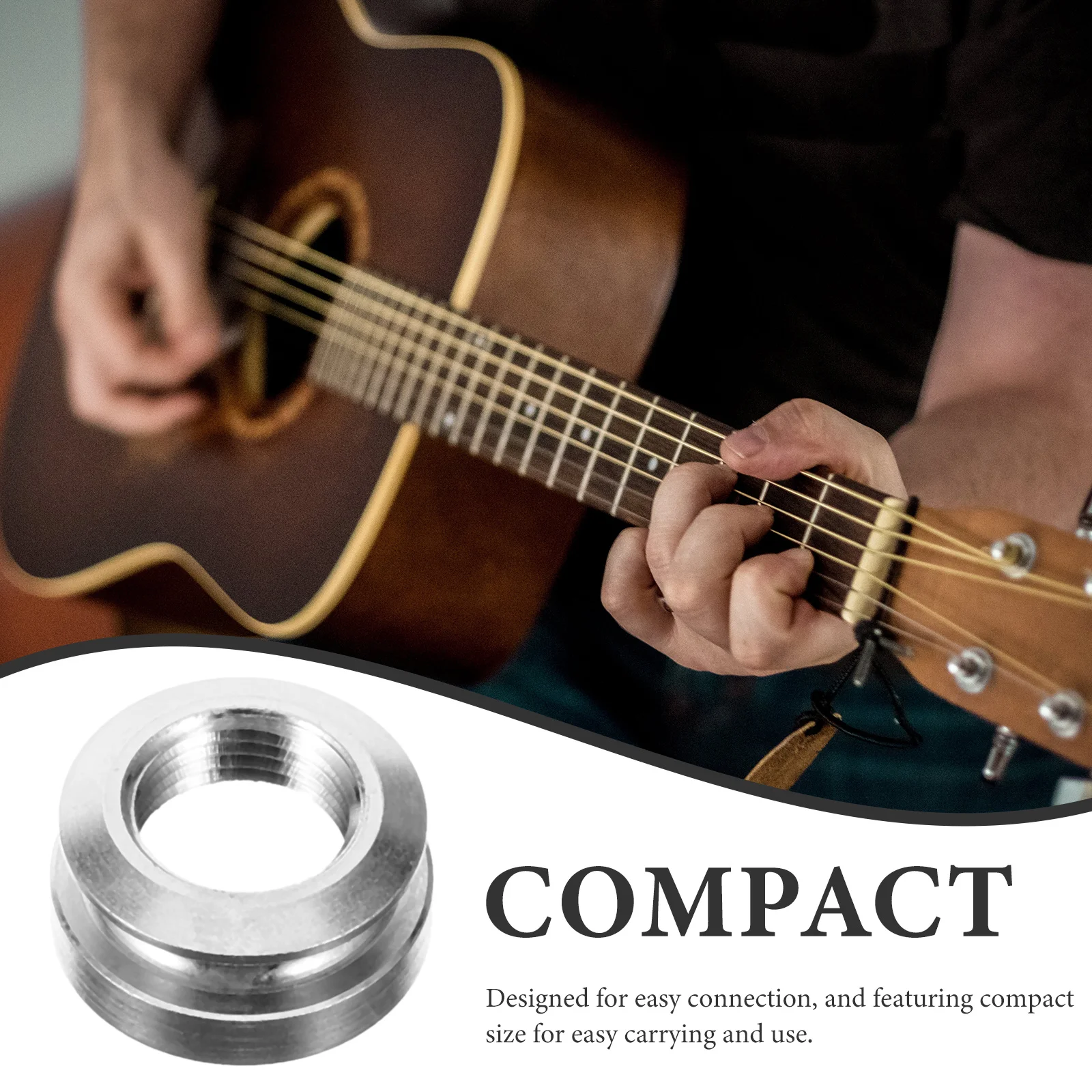 Duurzame houten gitaarbandknoppen eindpinnen met pick-up socket voor accessoires voor akoestische gitaar