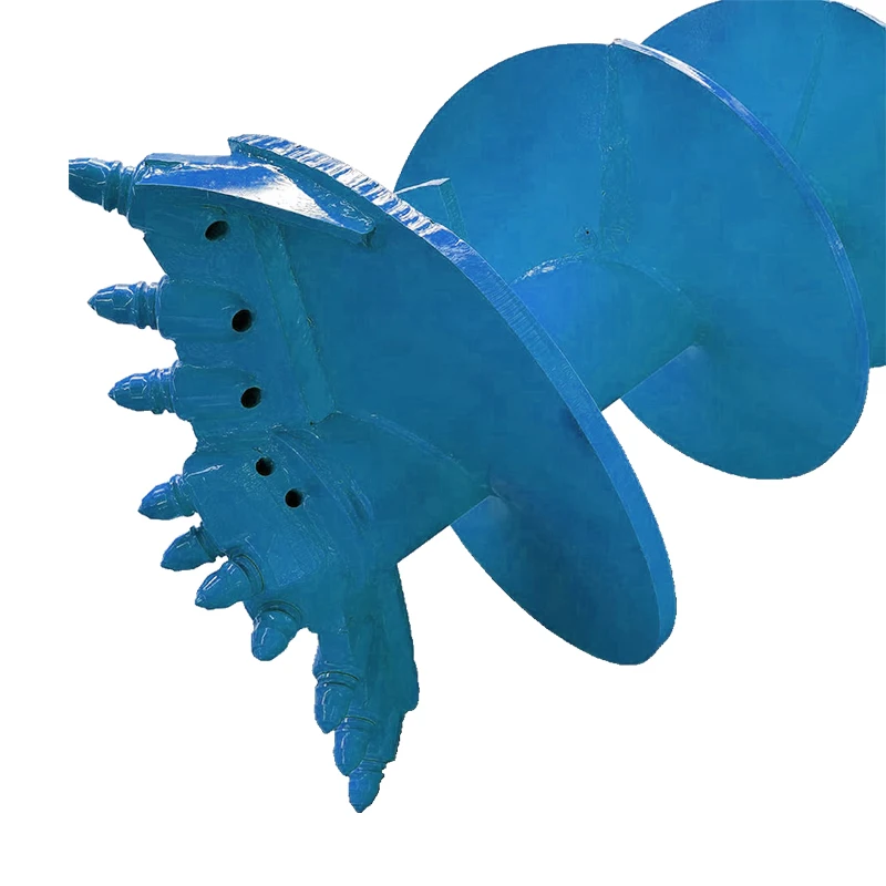 Robust Construction Chip Auger Conveyor System Components & Borewell Parts