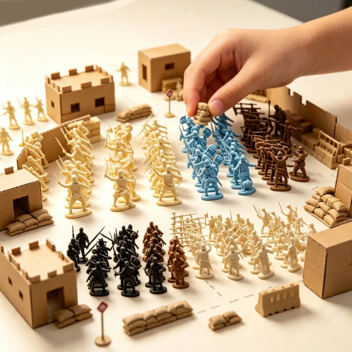 35Pcs Random Style Medieval Miniatures – Highly Detailed Soldier Figurines for Diorama Art Projects, Scene Crafting ZSY