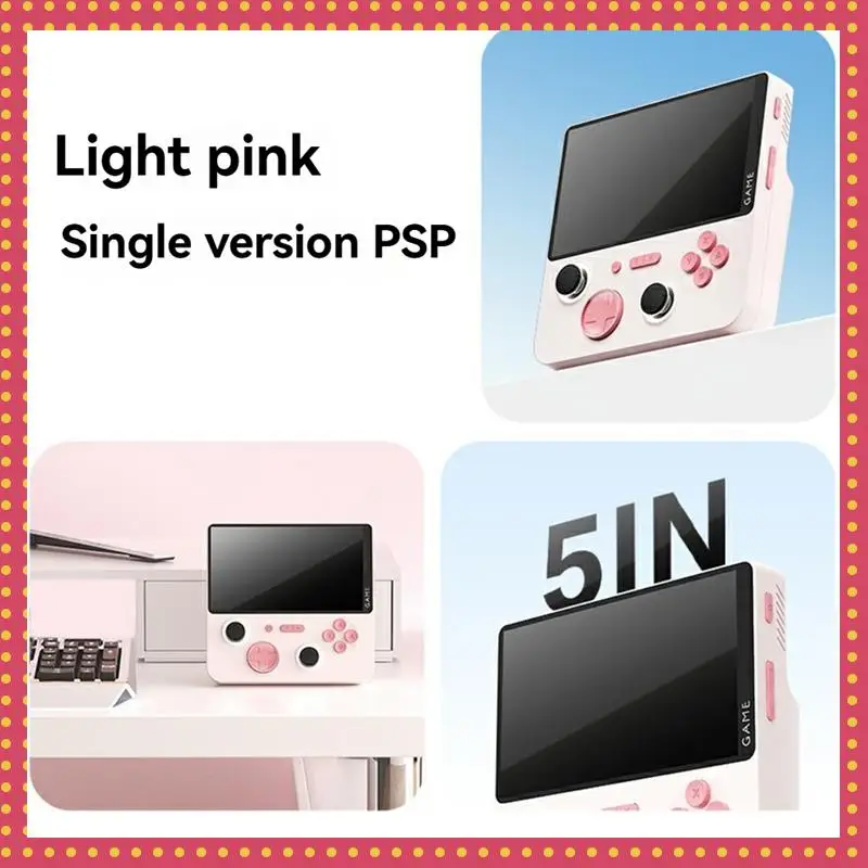 

E5plus Handheld Video Game Console 5Inch HD Retro Game Console 6000Mah 128G Video Handheld Game Console C