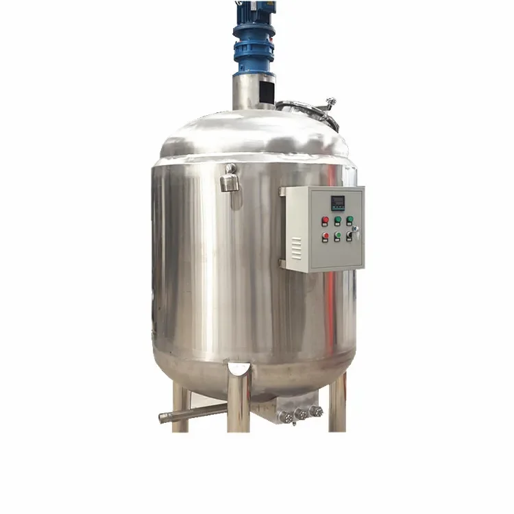 

Stainless steel electric heating mixing tank, high speed mixing bucket of emulsifying enzyme hydrolysis reactor