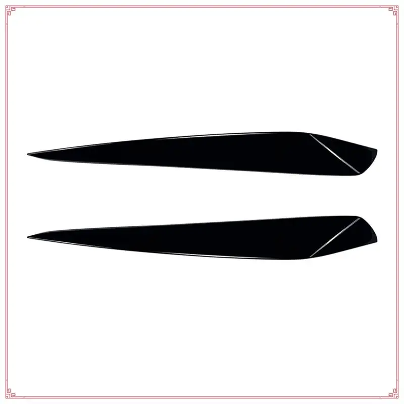 Front Headlight Eyebrow Eyelids Cover Sticker Trim For VW UP 2011-2015 Exterior Accessories