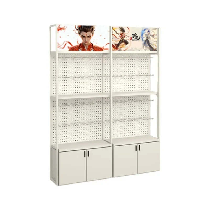 

custom.Budget-Friendly Retail Shelf Hooks Stores Compact Corner Hook Display Rack Jewelry Rotating Product Showcase