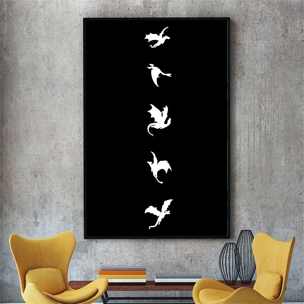 F-Fourth Wing Poster DIY Poster Kraft Paper Vintage Poster Wall Art Painting Study Stickers Big Szie Wall Painting