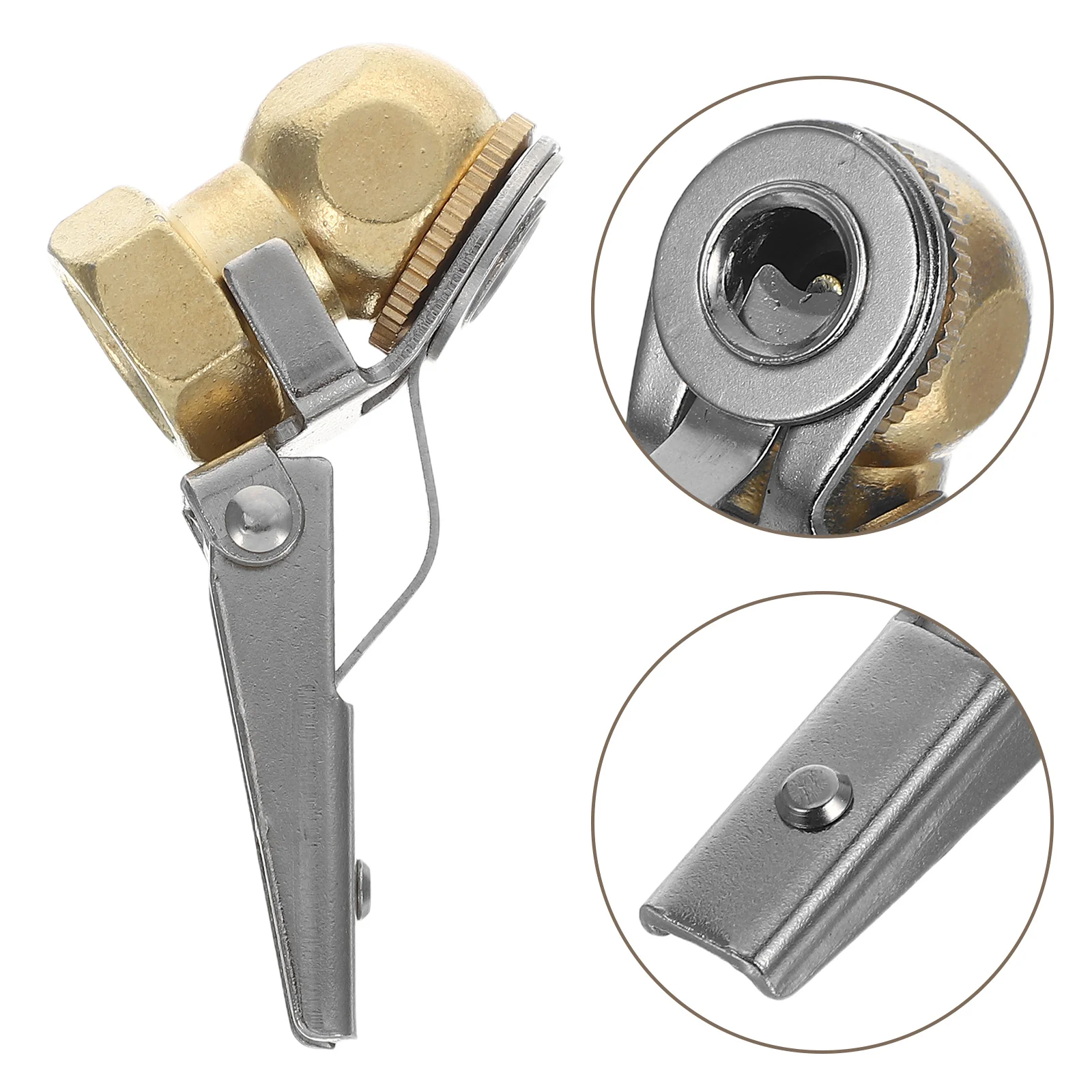 

Tire Repair on Chuck for Tires Compressor Attachments Appendix Inflation Zinc Alloy with Fittings Nozzle