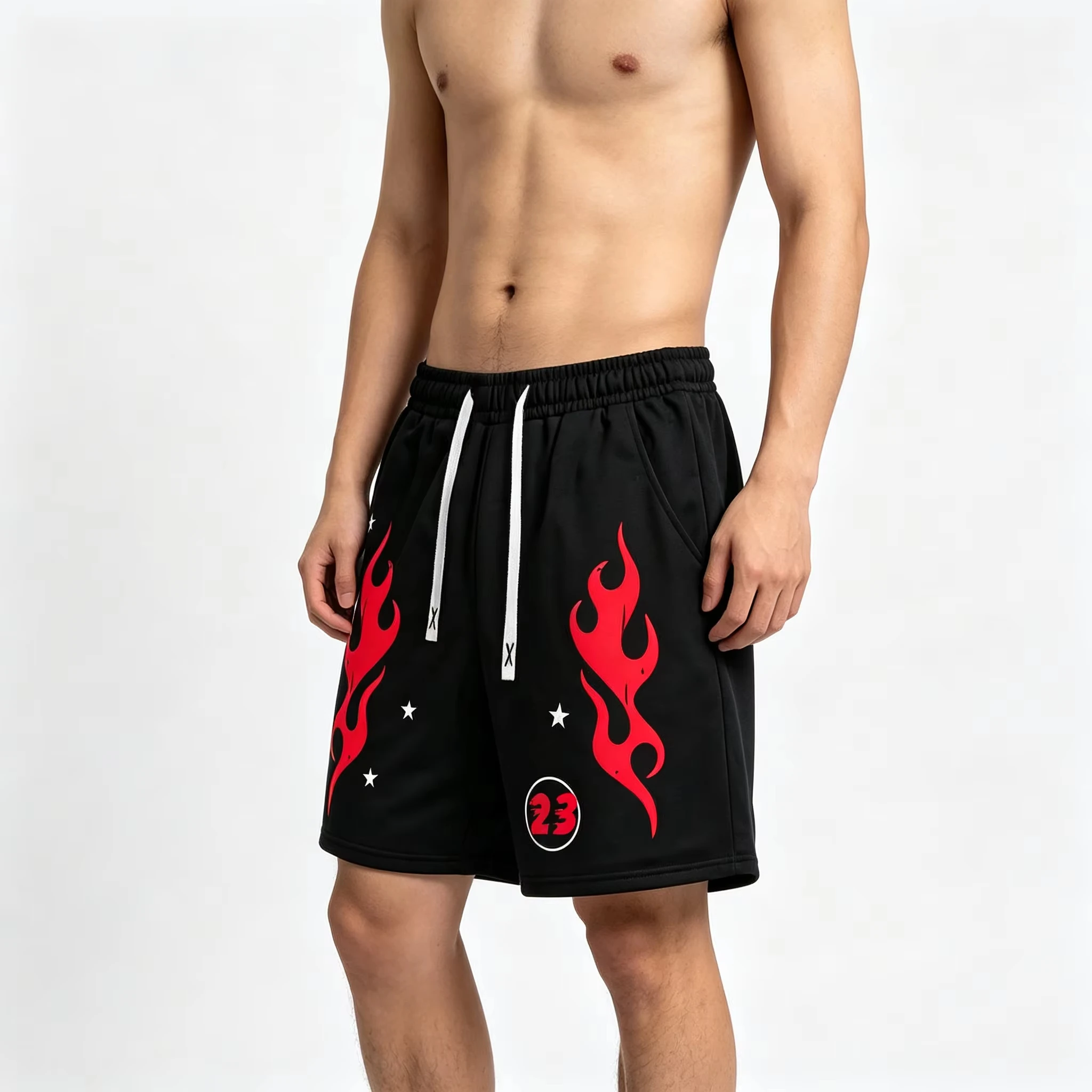 Red Flame Pattern Digital 