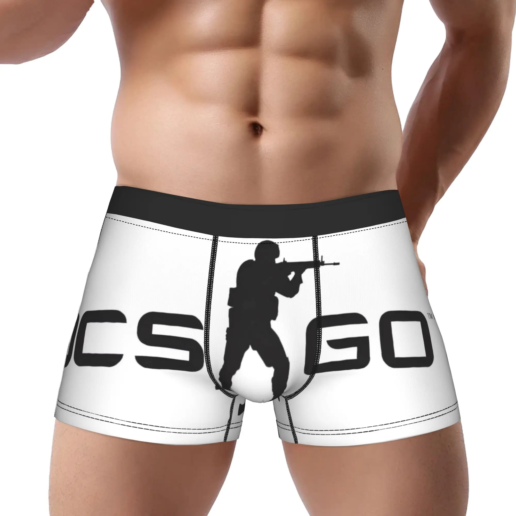 

CS GO CS GO Underpants Homme Panties Men's Underwear Comfortable Shorts Boxer Briefs