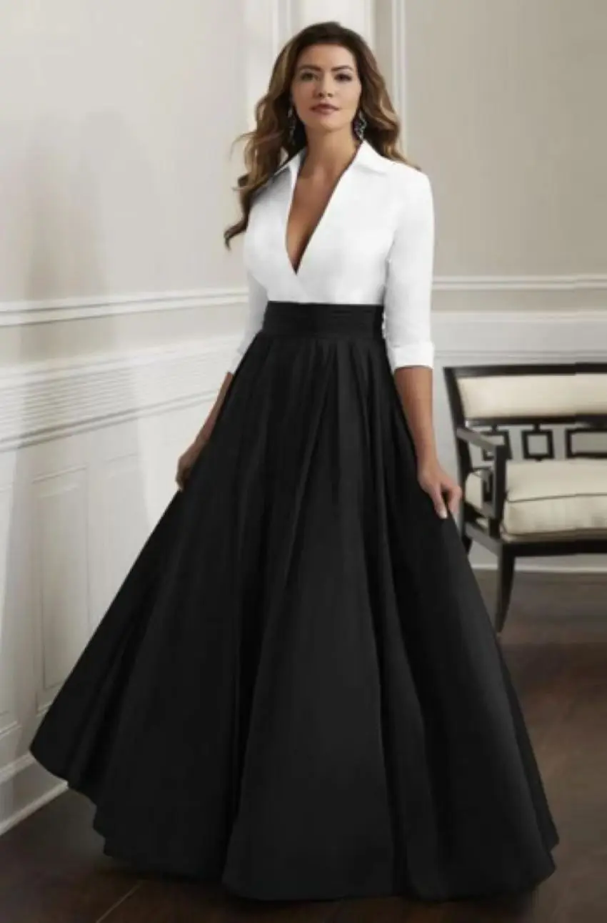 Black Evening Detachable Long Skirts Morden Formal Party Removable Skirts Wedding Overskirt Customized Train