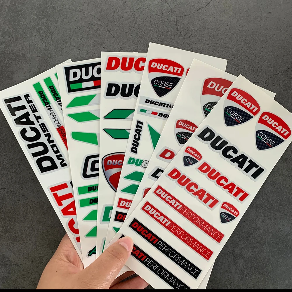 

Светоотражающая наклейка для мотоцикла Ducati, шлем, обтекатель топливного бака, декоративная наклейка, подходит для Corsr 795 796 696 1100 1098 1198