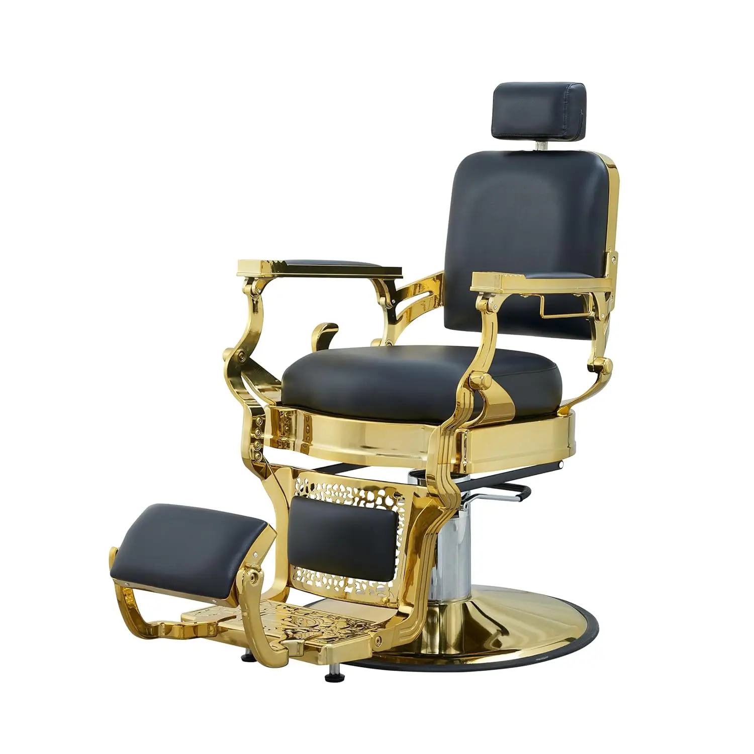 

Vintage Barber Chair for Barbershop,Heavy Duty Recline Salon Chair for Hair Beauty Stylist Tattoo Home, Customized