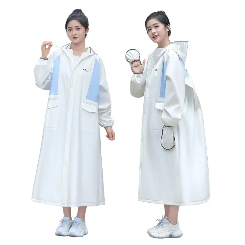 Electric Battery Bicycle Long Full Body Anti Riot Raincoat for Men and Women 2023 New Women\'s Poncho