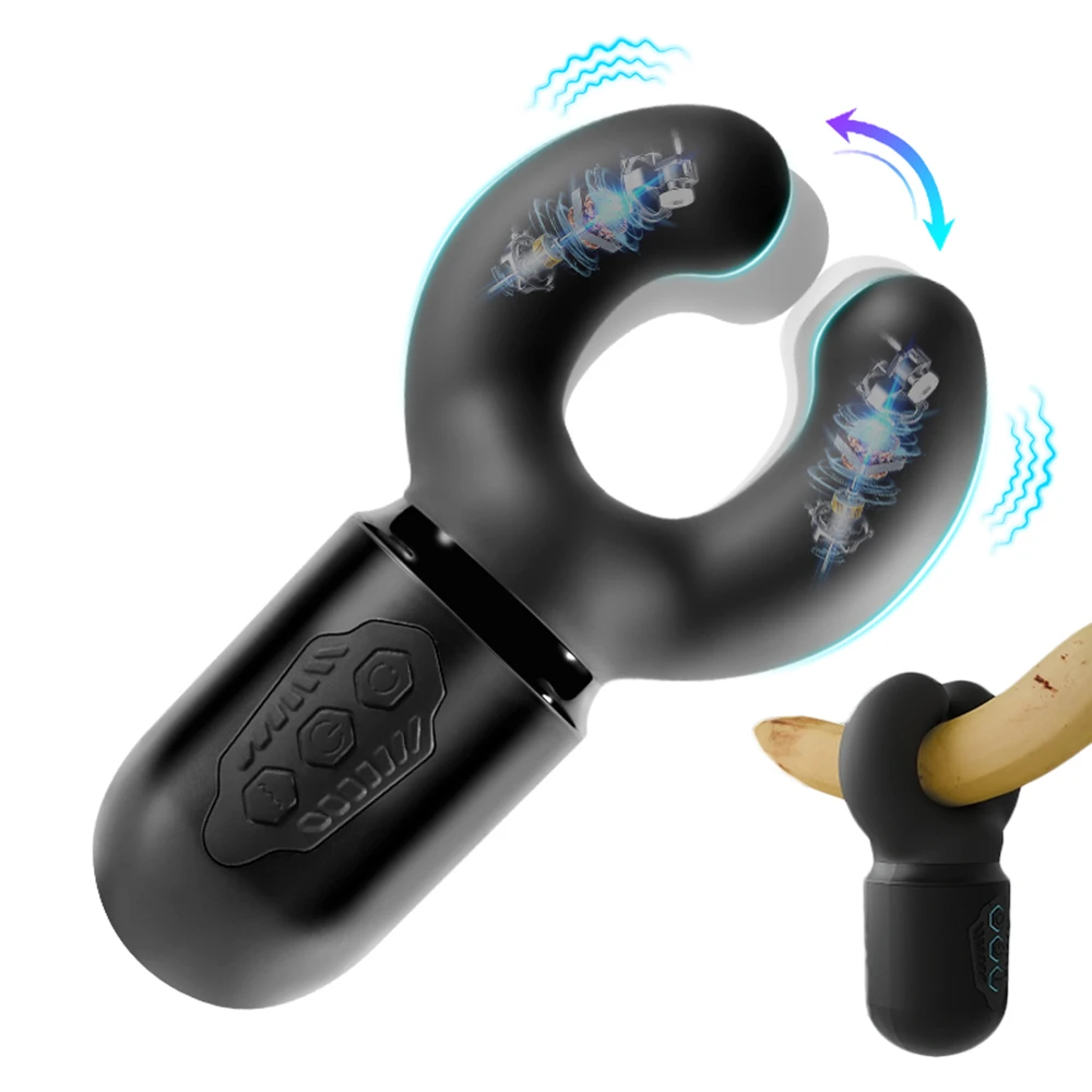 حشفة المدرب القضيب مدلك ذكر الاستمناء محفز هزاز تأخير القذف خاتم الديك المشبك السلع الكبار الجنس لعب للرجال #1