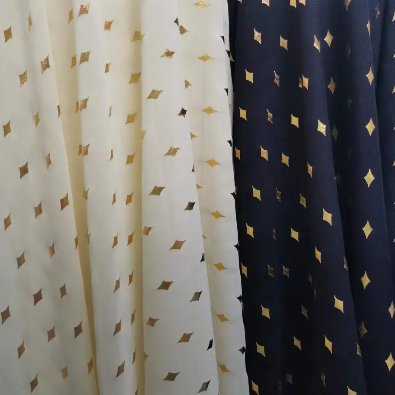 75D Bronzing Dress Cosplay Craft Patch Tissue Fabric Chiffon Dancing DIY Material Designer Use