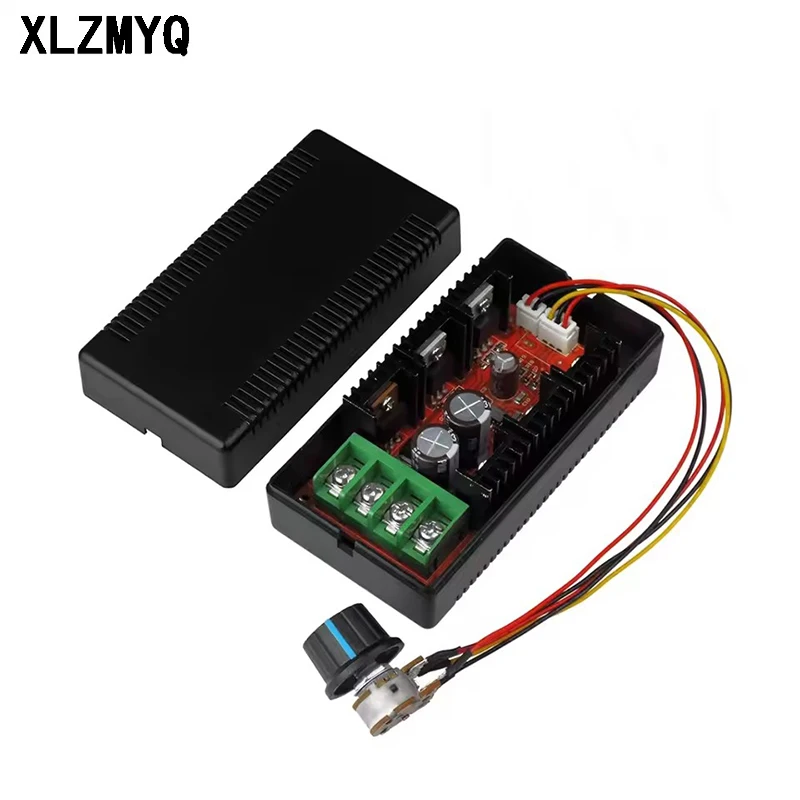 DC 12V 24V 2000W 40A DC Motor Speed Controller 9-50V PWM HHO RC Fan Speed Regulator Adjustable Power Control Switch with Case