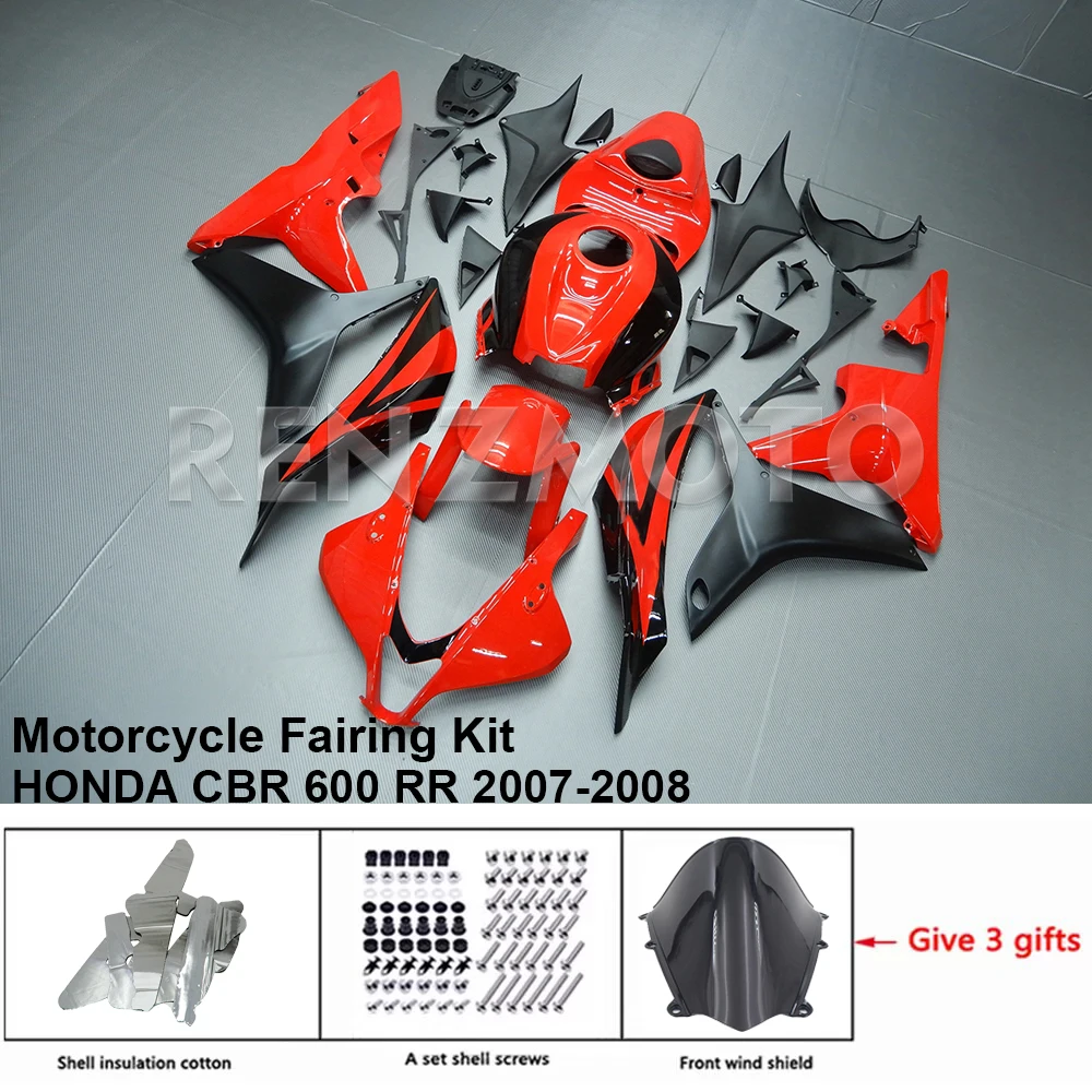 For HONDA CBR600RR 2007-2008 Fairing H0607-125a Motorcycle Kit Body Kits Decorative Plastic Guards Accessories Shells