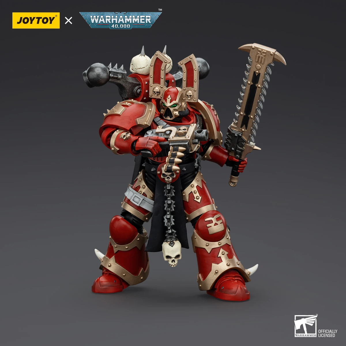 JOYTOY Warhammer 40k World Eaters Khorne Berzerker 6 شخصيات الحركة المجموعة الأصلية دمية الديكور هدية نموذج المرآب