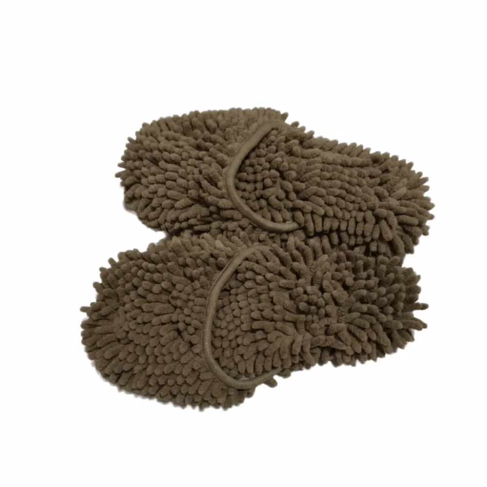 Absorbent Chenille Sucking Water Slippers Microfiber Soft Lazy People Wipe Floor Slippers Washable Multifunction