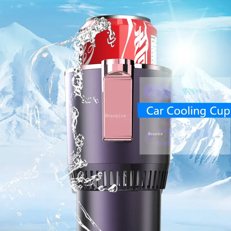 24V Car Heating Cooling Cup  Warmer Cooler Smart Cup Mug Holder Tumbler Cooling Beverage Drinks Cans Summer Drink