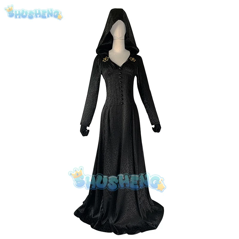 Resident Village Outfit Daniela Vampire Halloween Costume Horror Cosplay Gown Women Scary Carnival Dress Gothic Evil For Adult