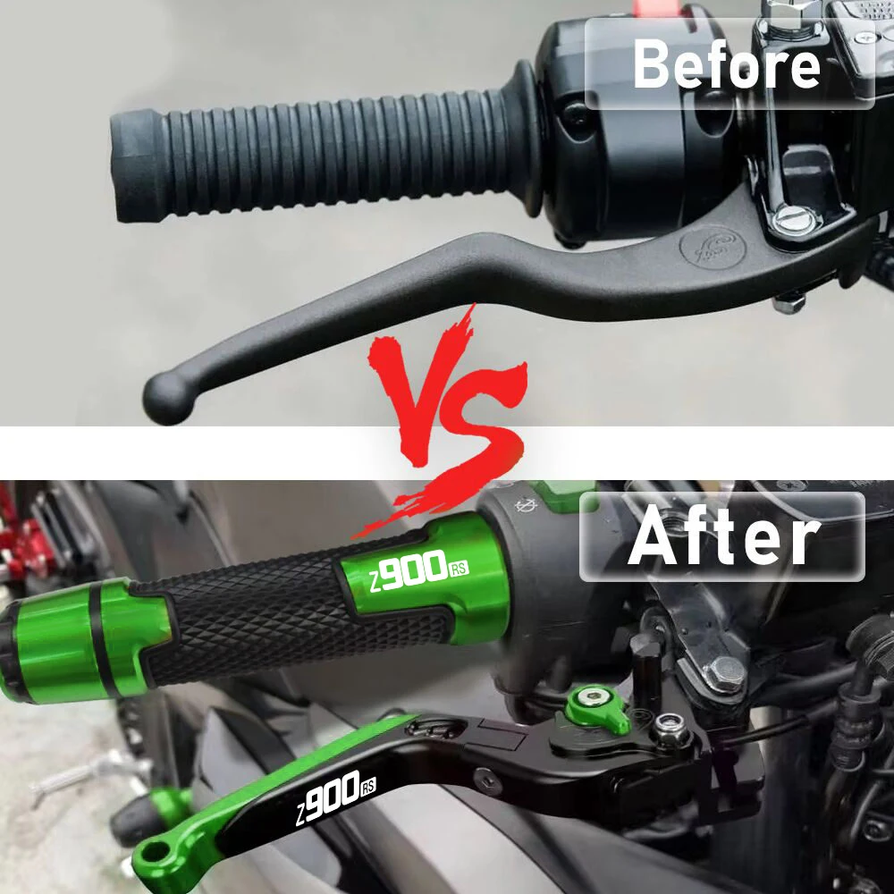 Motorcycle Handlebar Hand Grips Ends Handle Brake Clutch Levers FOR KAWASAKI Z900RS Z900rs RS Z 900 RS 2018-2022 2023 2025 2024