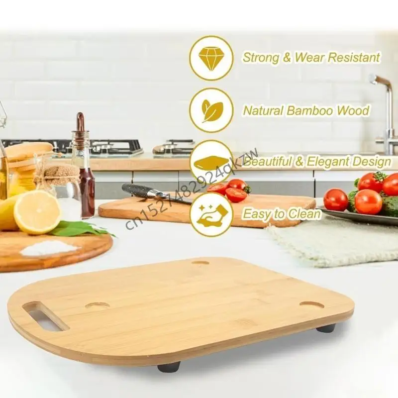 R9CD قاعدة خشبية لوضع خلاطات المطبخ TM5 TM 6 لوحة طائرة شراعية الطعام