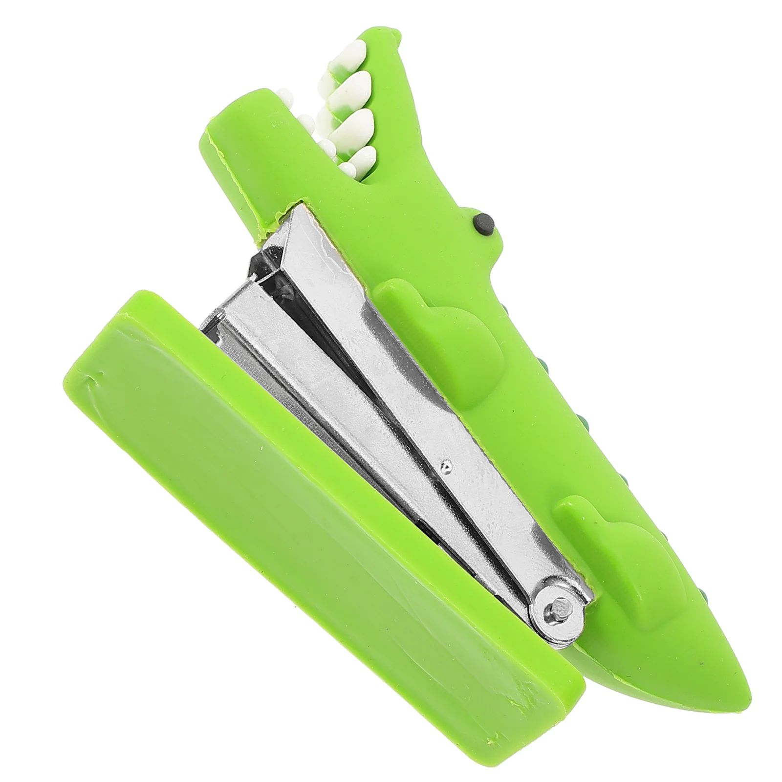 

Crocodile Stapler Cute Animal Funny Desk Poratble Mini Handheld Children School Prize Office Office Stationary