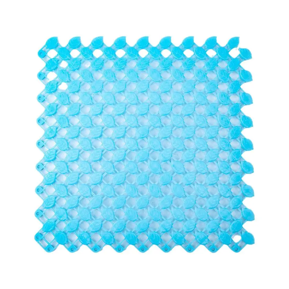 25cm Non-slip Bath Mat For Toilet Splicing Floor Shower Mat Solid Color Waterproof Rug Bathroom Carpet Anti Slip Pad G6K6