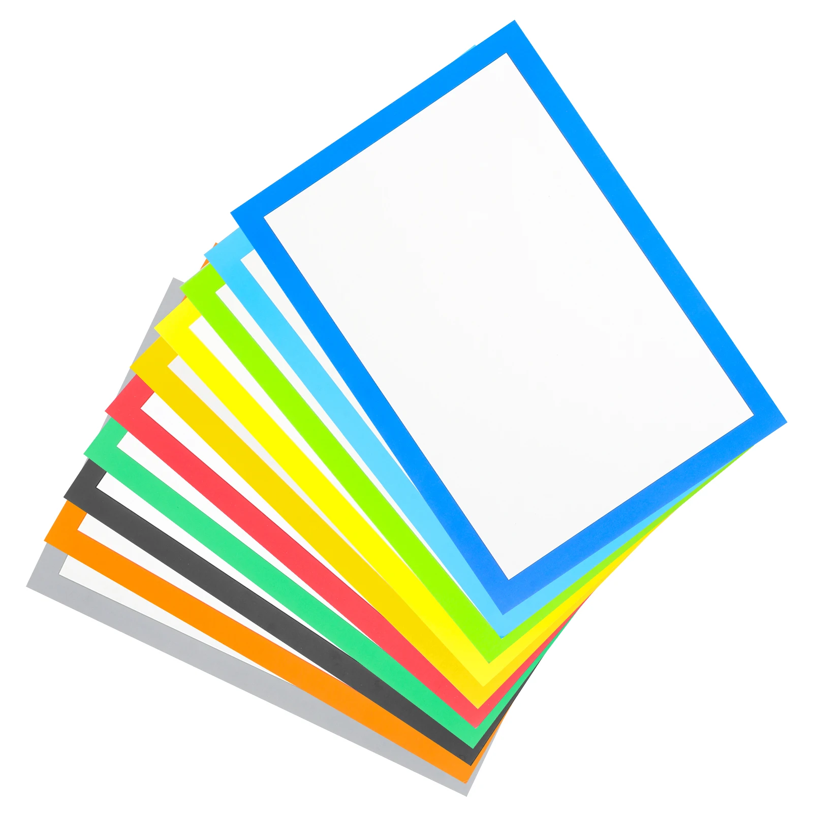 

10 Sheets Thick Cardstock Paper Smooth Texture DIY Craft Blank Frames Painting Drawing Sketch Material School Supplies