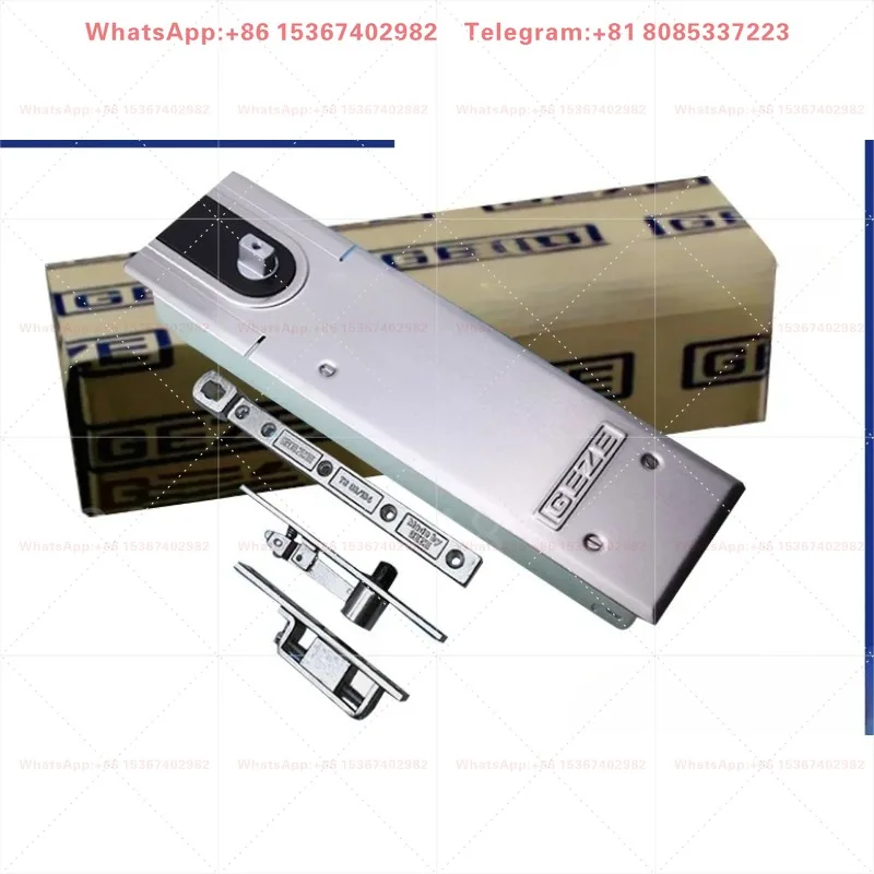 GEZE TS 550 NV Floor Spring 550NV Ground Spring 300kg Heavy Duty Door Closer EN3-6 Adjustable Hold-open 80-165°