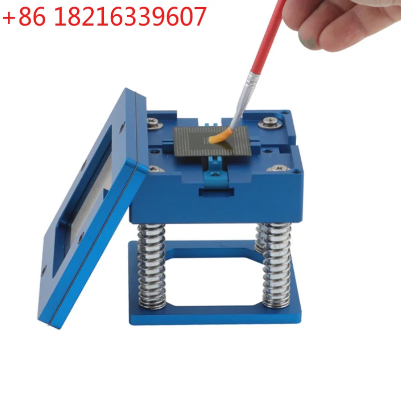 YAO 90MM BGA Reballing Kit Station Stencils Template Holder Fixture Jig with Handle For PCB Chip Soldering Rework Repair