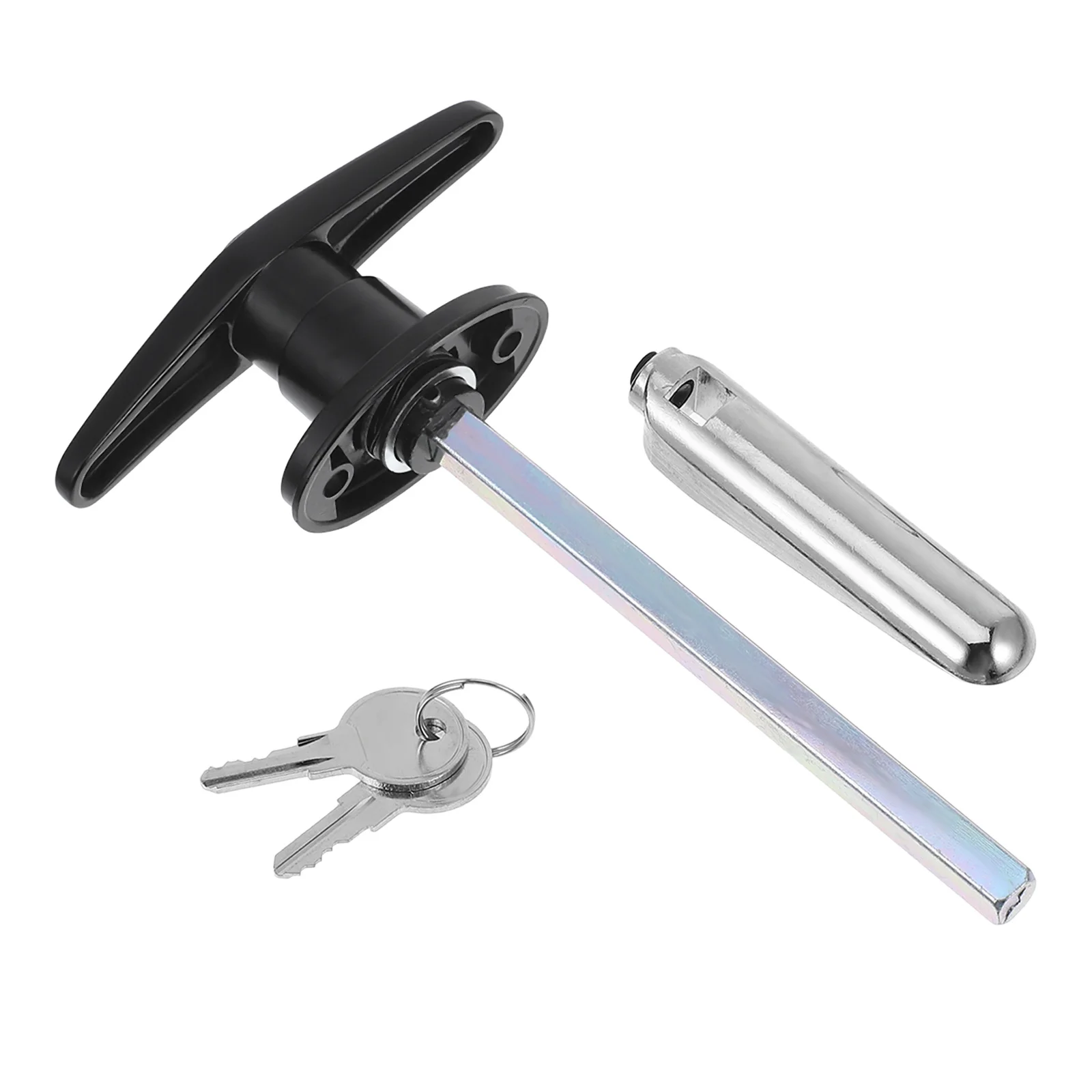 

Barn Door T Handle Lock Set Sliding Key Replacement Garage Commercial Security Zinc Alloy Easy Operation Convenience