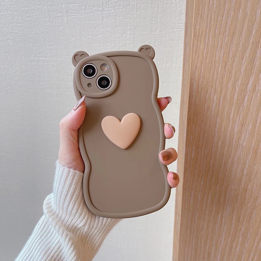 حافظة لهاتف آيفون 17 16 15 14 13 برو 12 11 ماكس مكعب الحب 17 برو ماكس 14 برو 16 برو حافظة هاتف متجمد لينة 15 برو