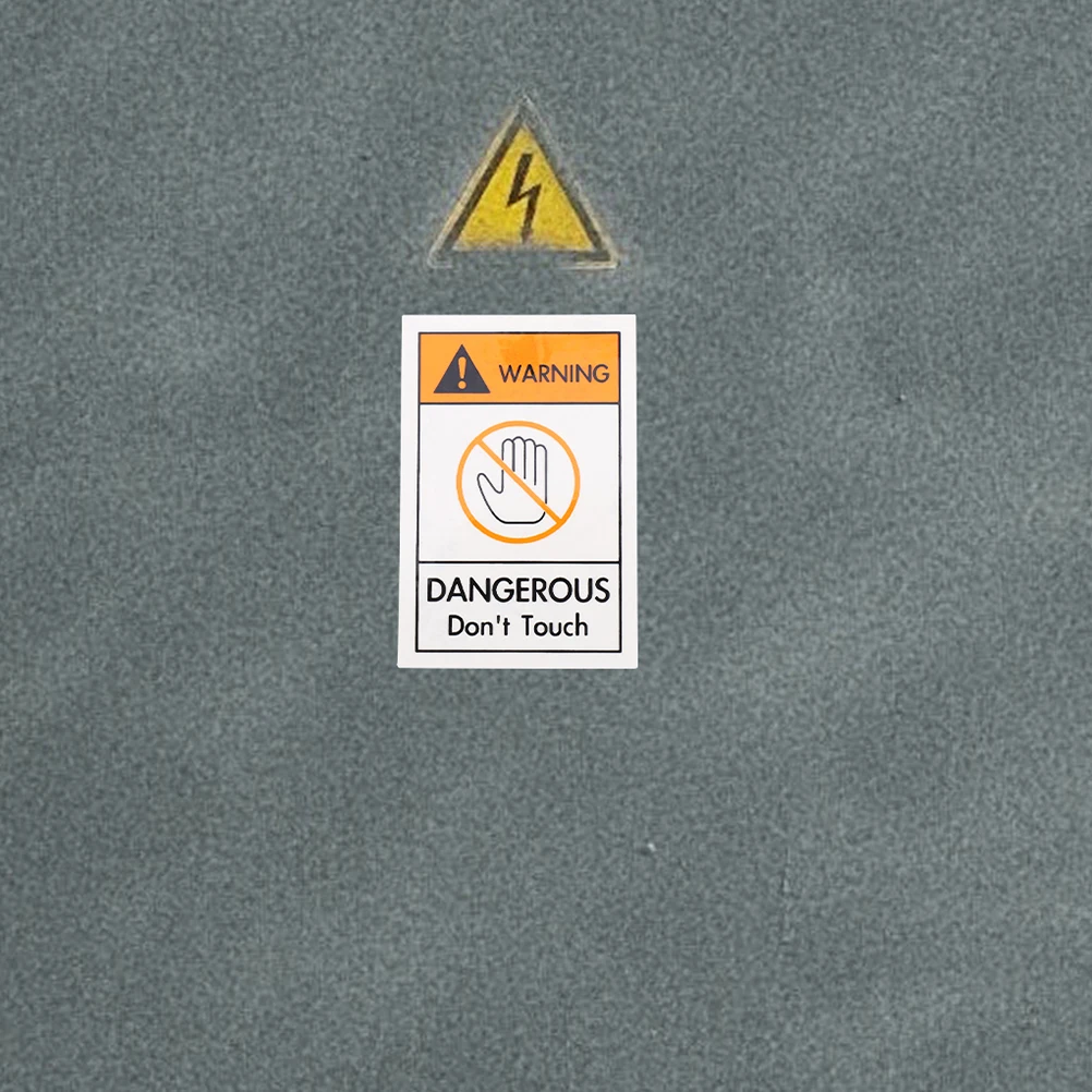 

3pcs Warning Safety Stickers Do Not Touch Machine Caution Warning Sign Labels Danger Decal Traffic Signage No H Use