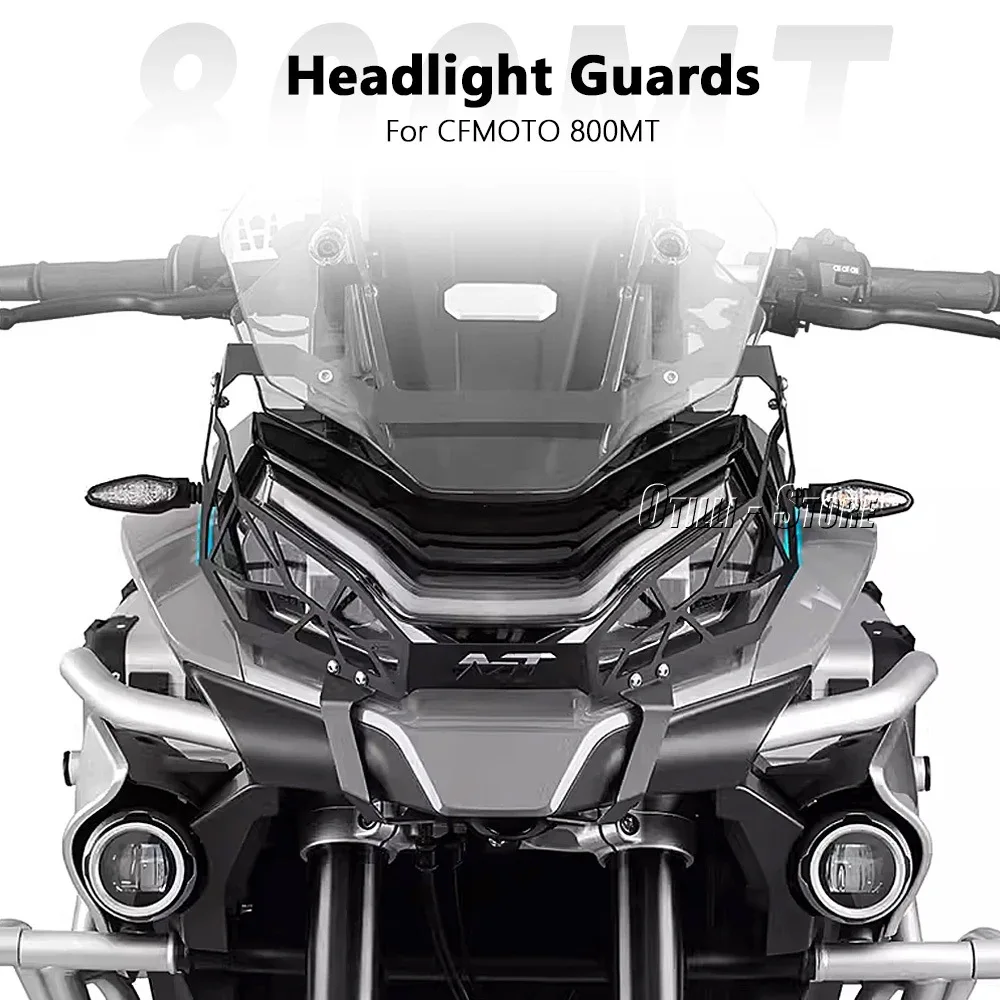 Headlight Grille Cover Protector For CFMOTO 800MT 800-MT 800mt 800 MT mt Black Motorcycle Headlamp Guard Protection Accessories