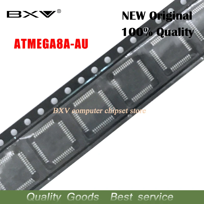 5PCS ATMEGA8A-AU QF…