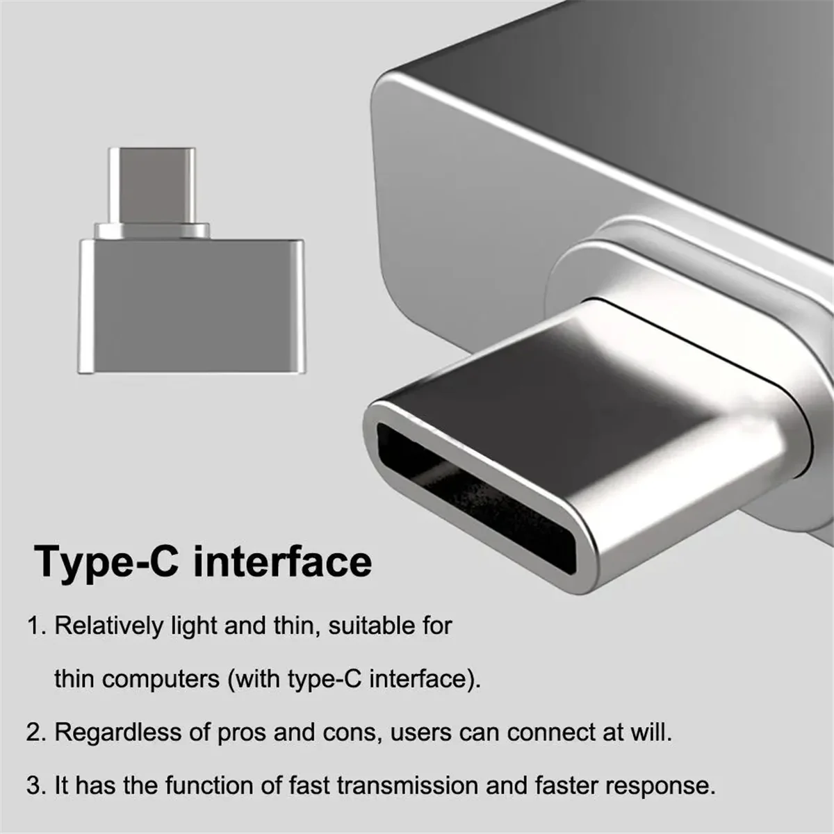 Mini USB Fingerprint Reader for Windows 7/10/11 Type-C Biometric Scanner Laptop PC Fingerprint Unlock Module